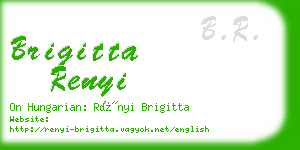 brigitta renyi business card